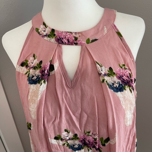 3/$20 Pink Cow Dress - Picture 2 of 4